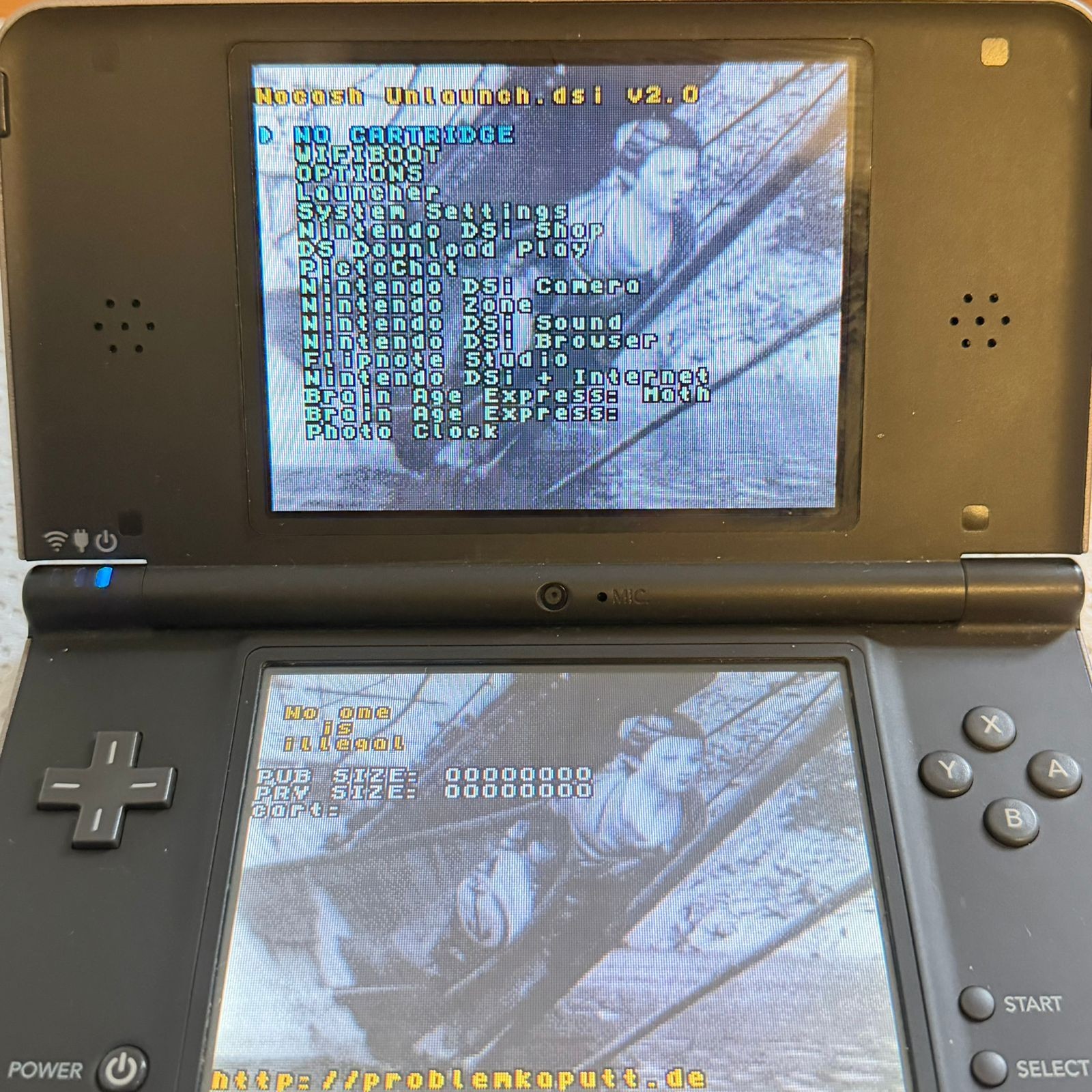 Nintendo DSi XL Bronze Handheld Console UTL-001 Tested-Only Console