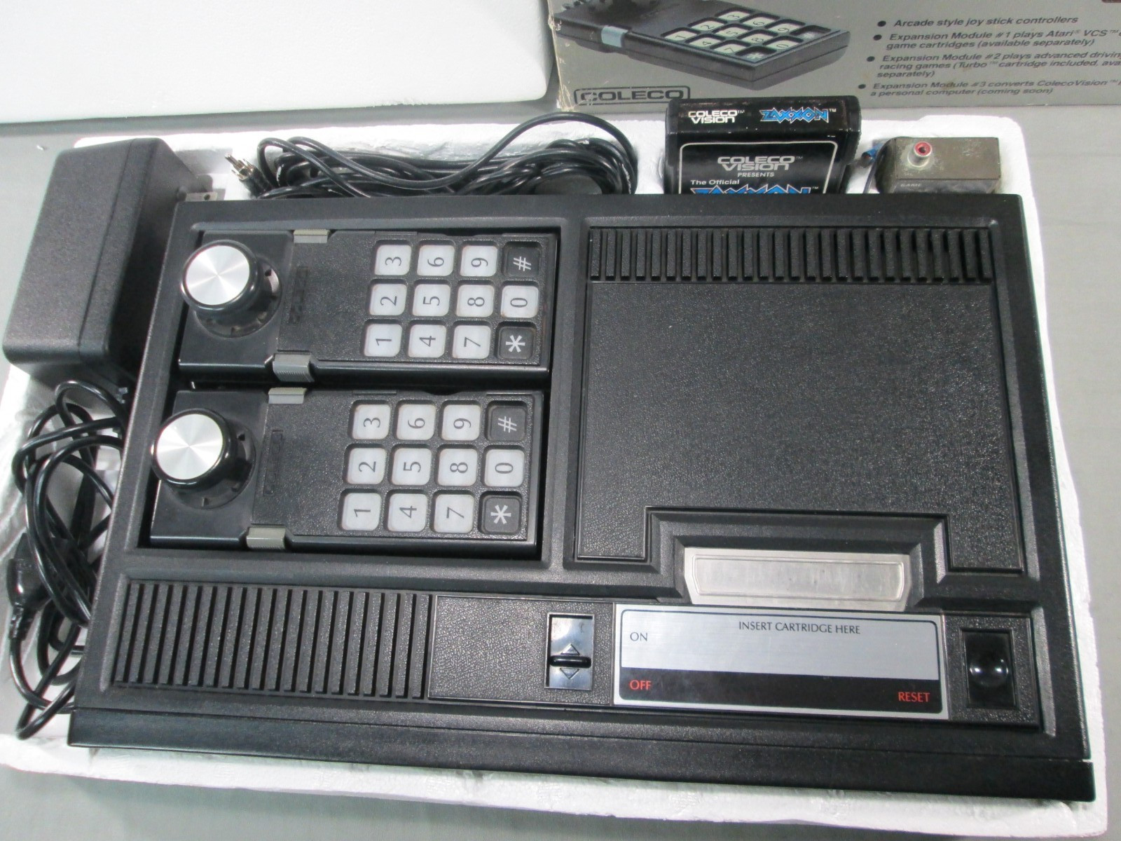 Coleco Vision CONSOLE Complete w/ Box & Inserts TESTED Vintage 1982 #2