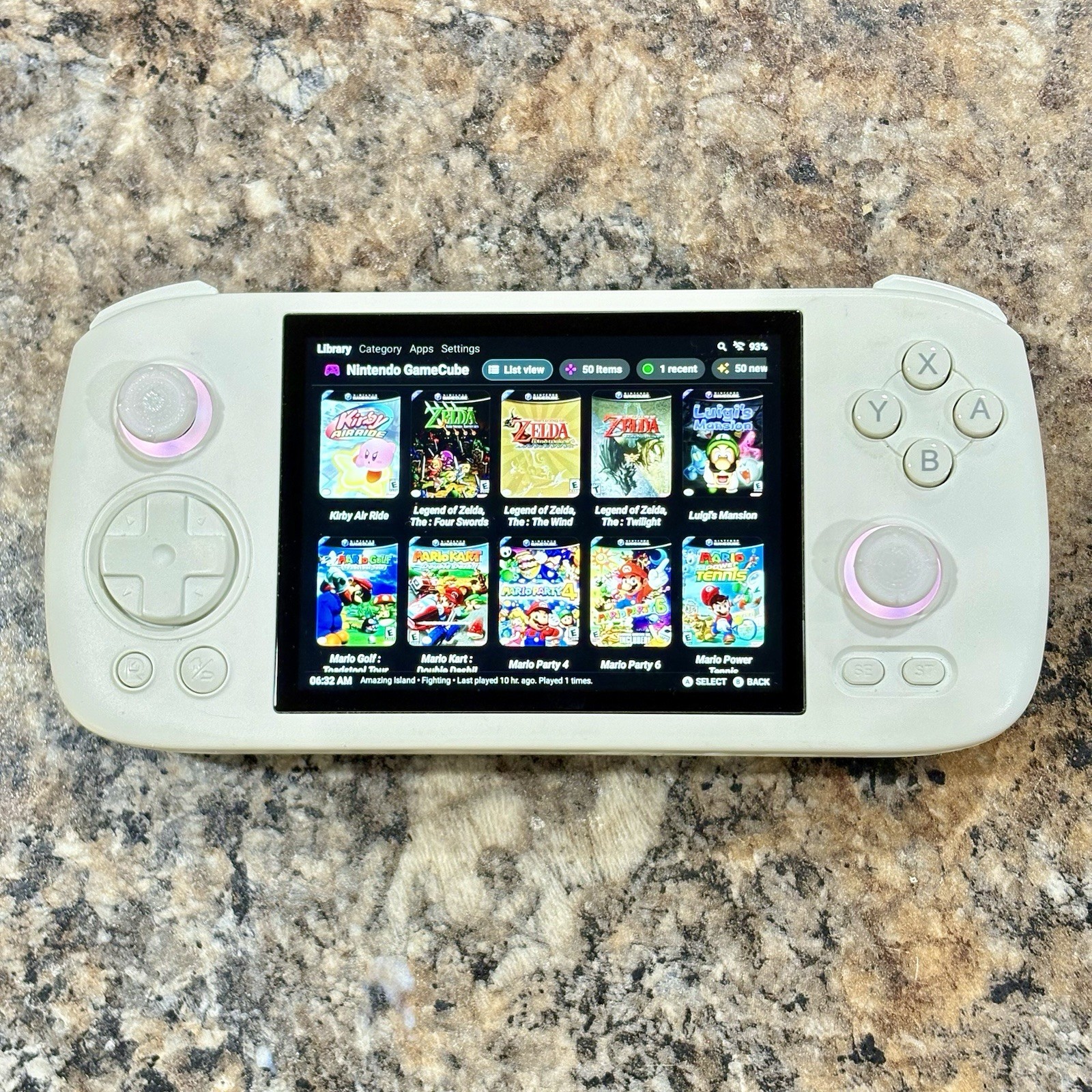 Anbernic RG406H Gaming Handheld, 128GB + 256GB Card, Custom Ready To Play