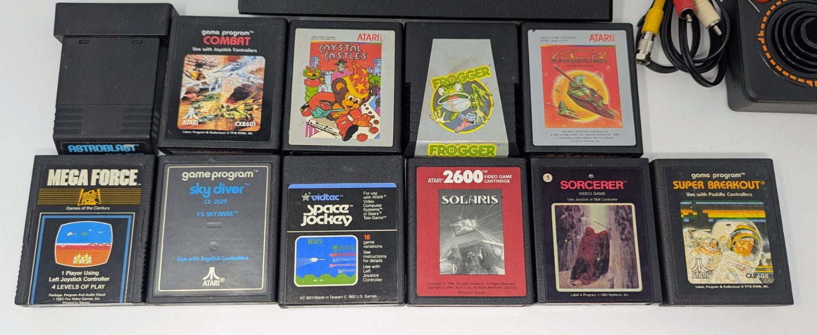 Atari 2600 Jr. Console Bundle w/ 11 Games – Galaxian, Sorcerer, Combat, & More!