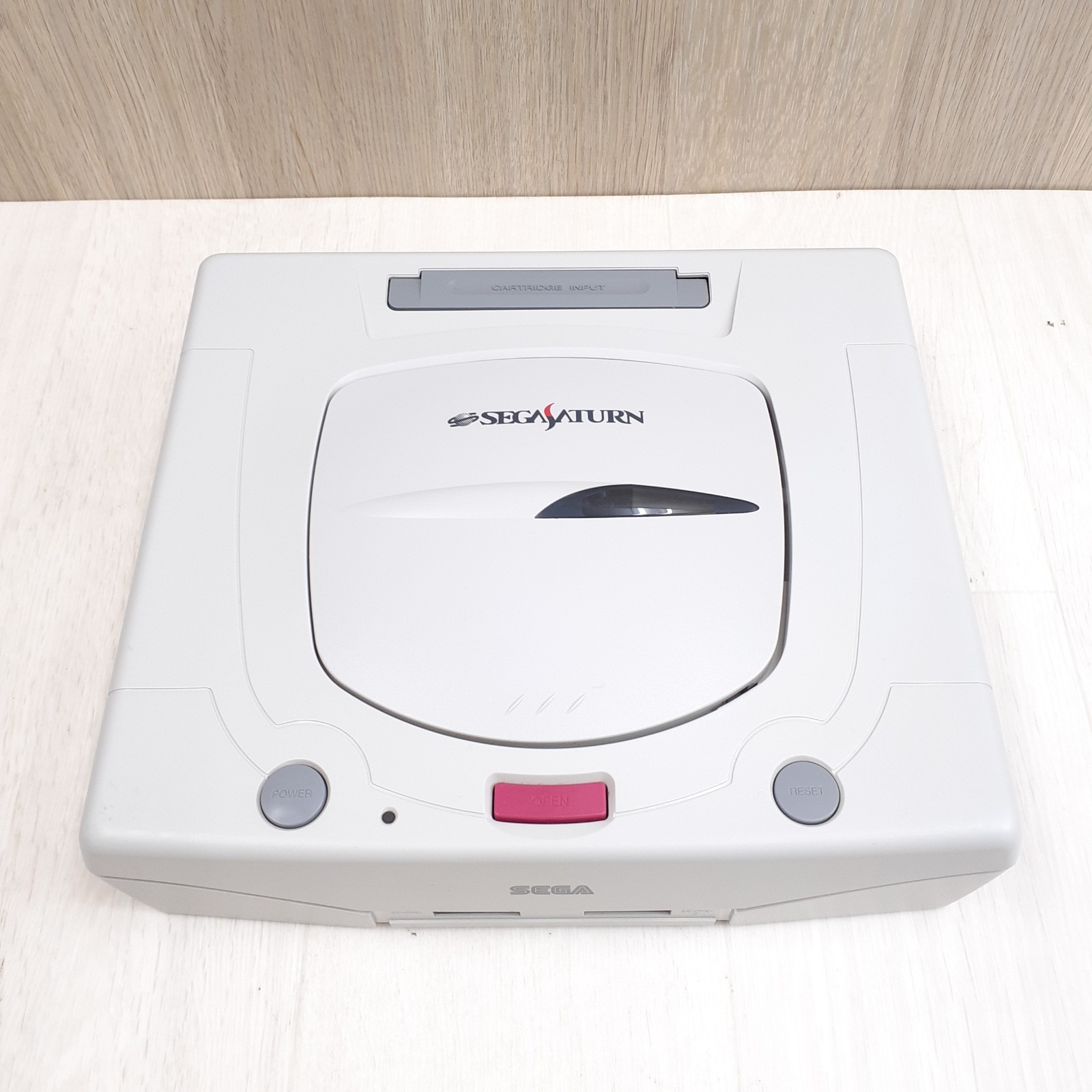 Sega Saturn Console Japanese White System with 2 Controllers & 3 Games NTSC-J
