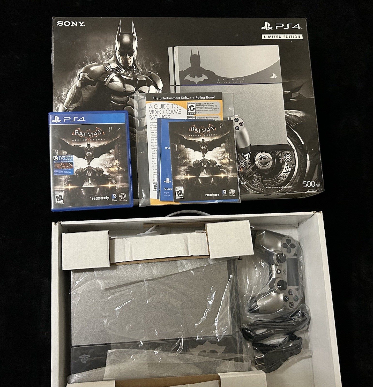 ULTRA RARE SONY PS4 BATMAN ARKHAM KNIGHT LIMITED EDITION STORE KIOSK CONSOLE SET
