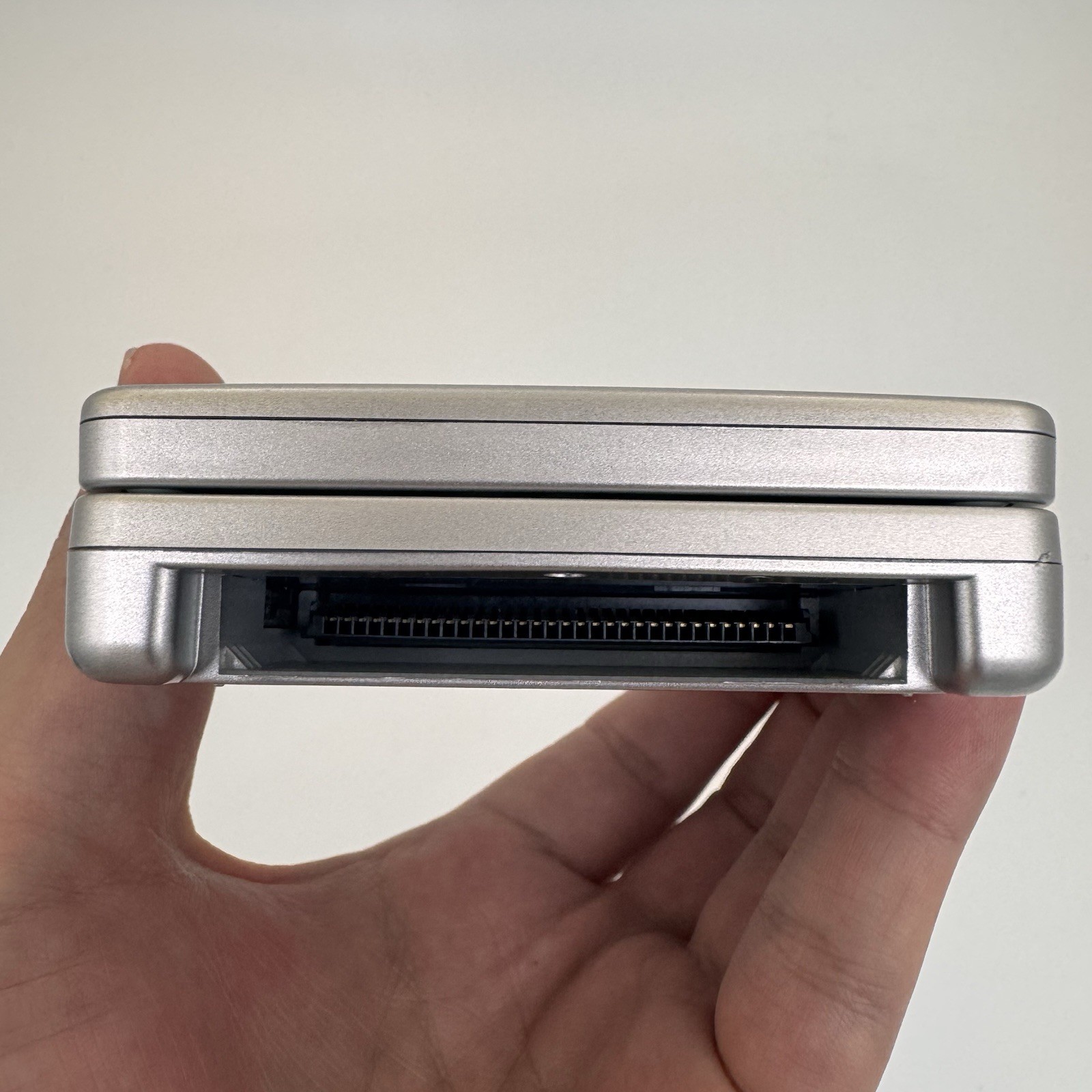 Nintendo Game Boy Advance SP AGS 001 Handheld Console Only Silver Tested Working