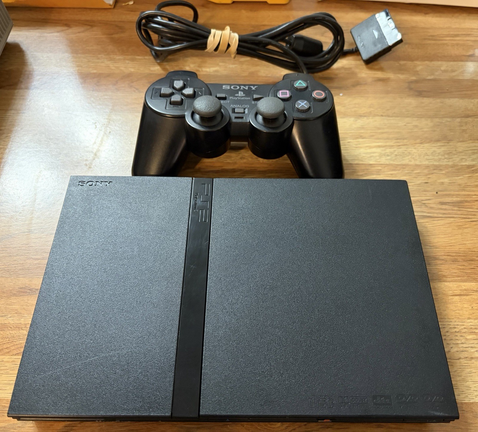 Sony PlayStation 2 Slim SCPH-79001 Black NTSC-U/C Console w/ Controller