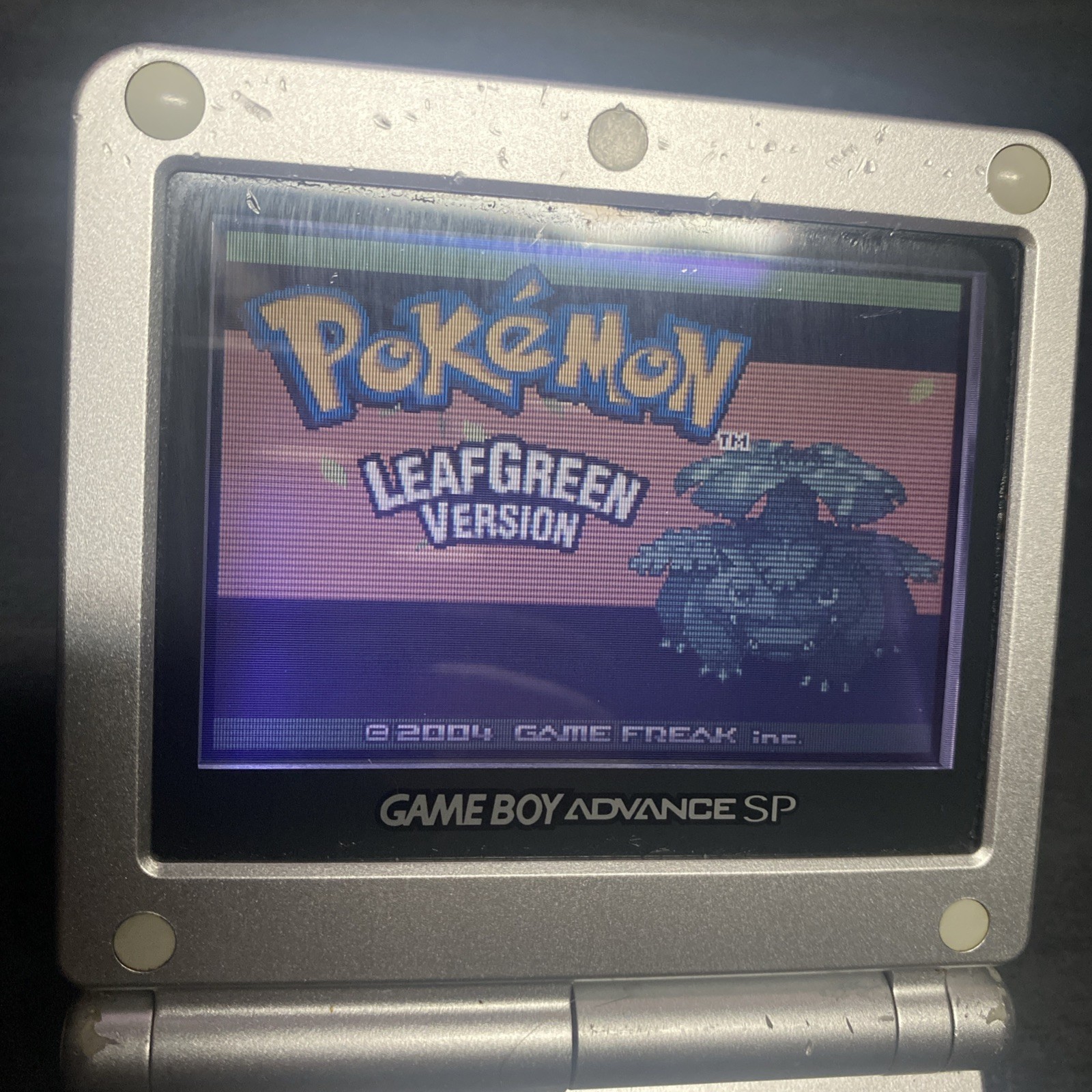 Nintendo Game Boy Advance SP Handheld System – Silver – Tested!