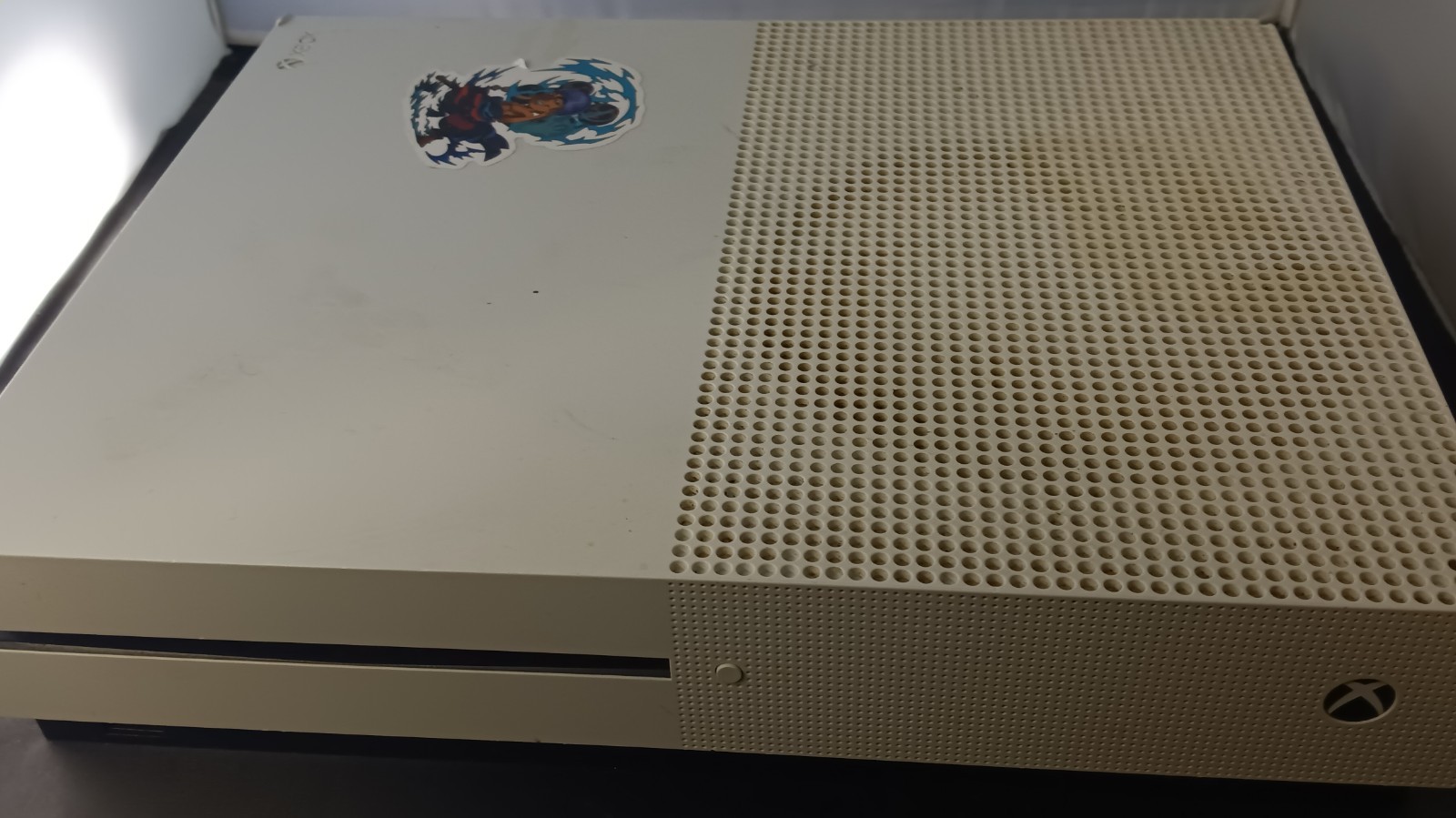 Microsoft Xbox One S 500GB White Console 4K UHD w/Power A Controller & Cable