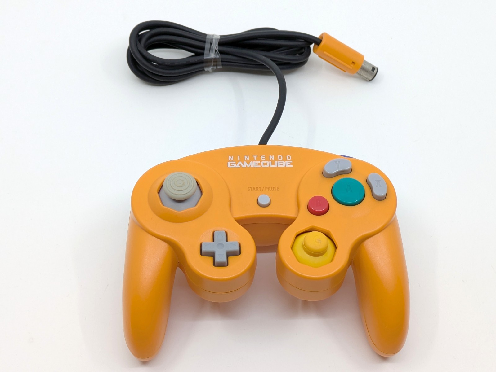 Nintendo GameCube Orange DOL-001 Console Complete Set Tested NTSC-U/C