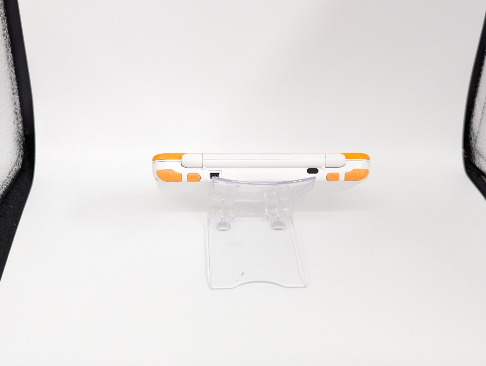 B6784 Nintendo new 2DS console LL XL White x Orange Japan w/box pen manual