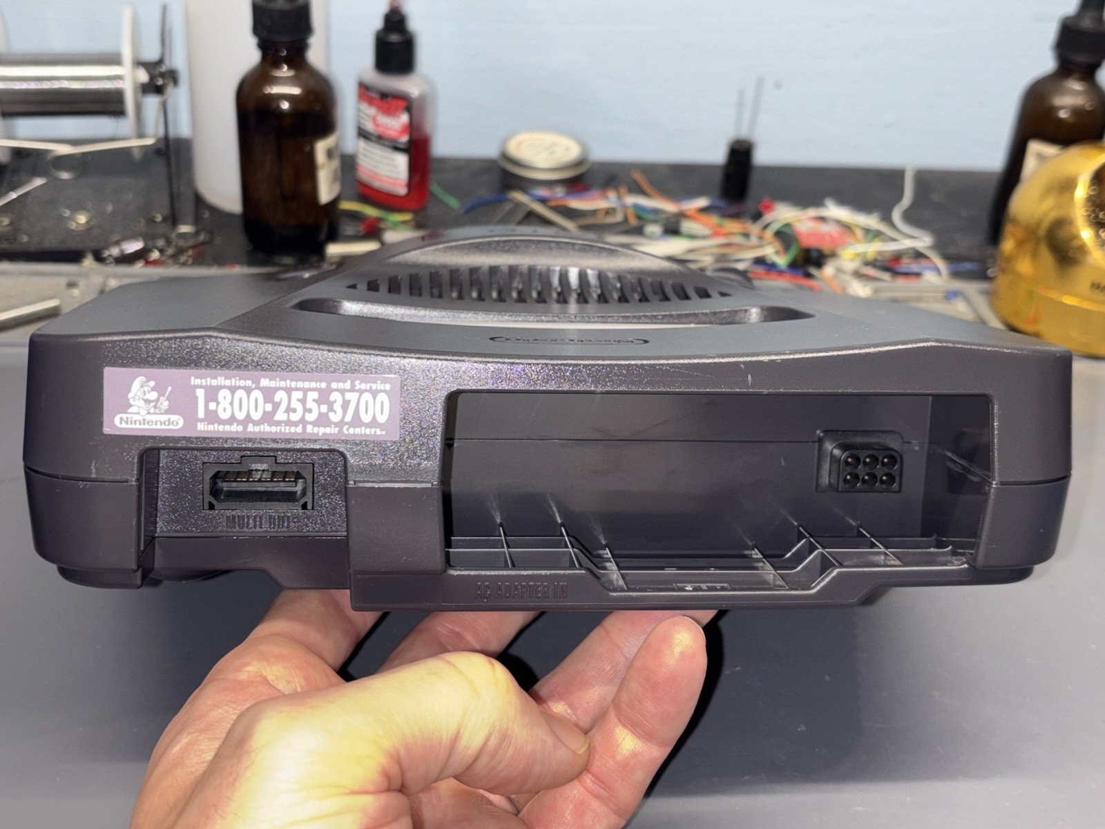 Ultimate N64 RGB Fully Recapped New LED Nintendo 64 Region USA & Japan THS7374