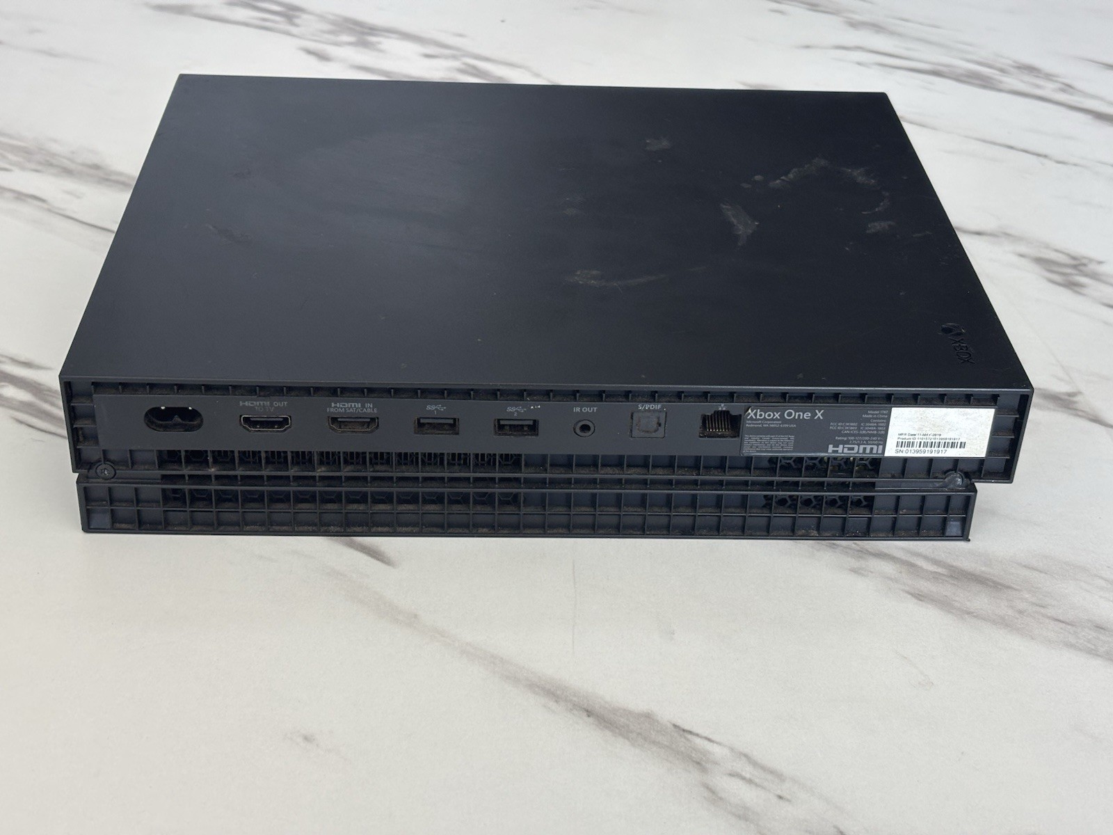 Microsoft Xbox One X 1787 1TB Video Game System Digital Games Only (Bad Disc)
