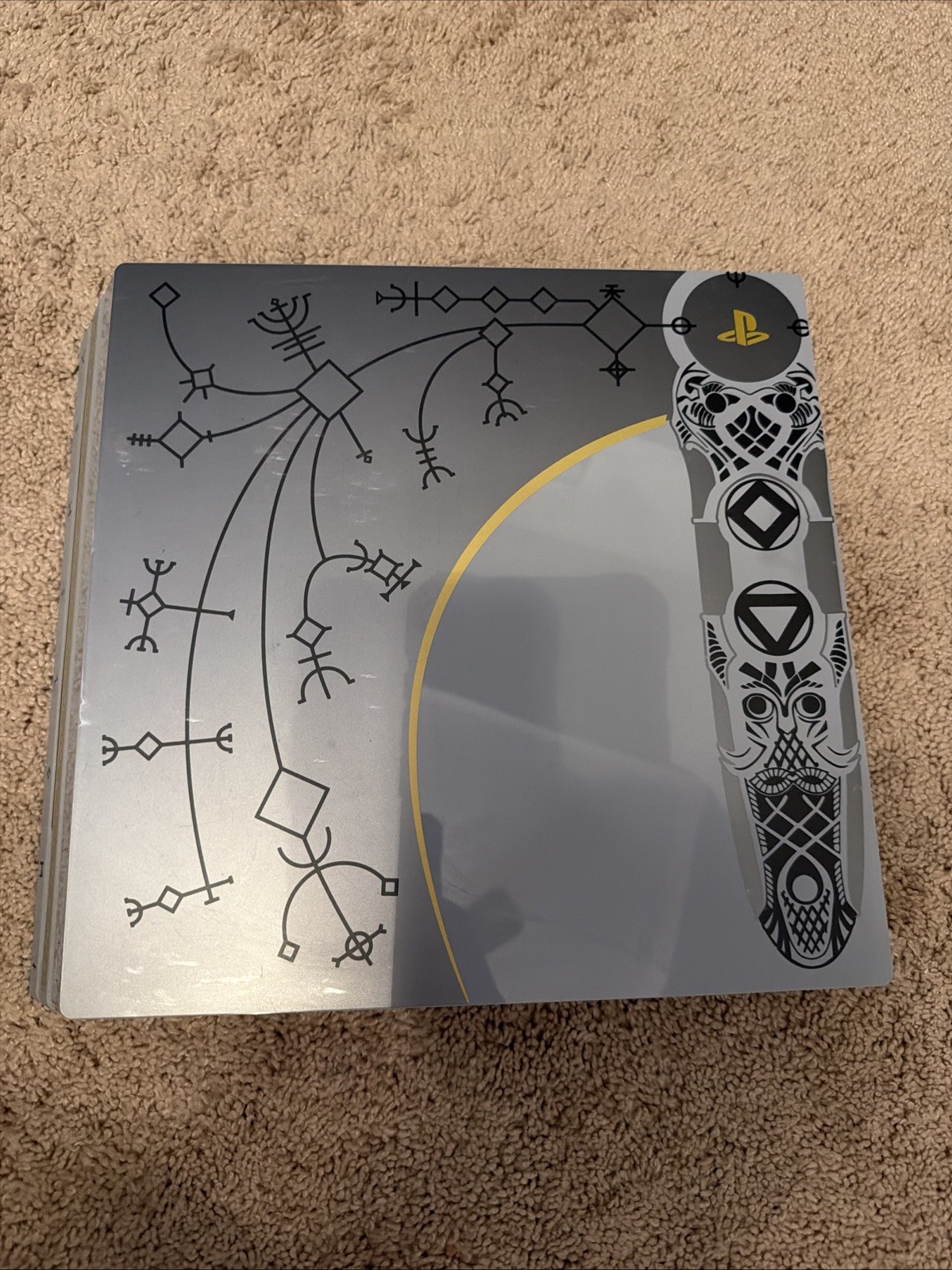 PlayStation 4 Pro God Of War Edition 1TB – Leviathan Gray Console NO CONTROLLER