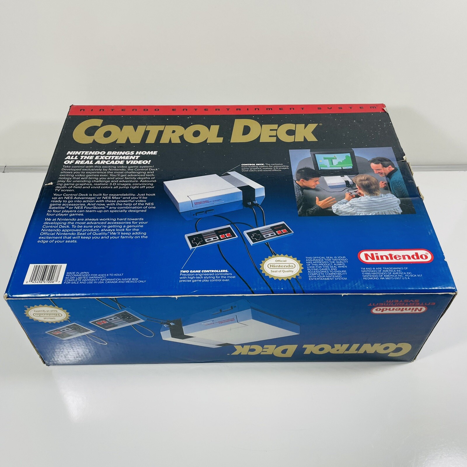 NES Nintendo Control Deck Console Complete in Box CIB Working Clean & Restored
