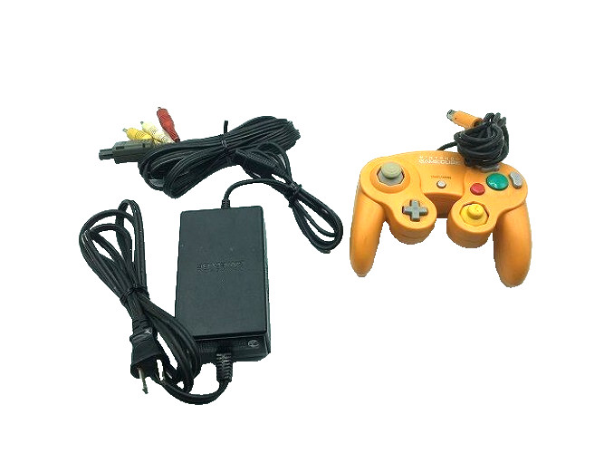 Nintendo GameCube DOL-001 Spice Orange Console Japan Exclusive Color w Controlle
