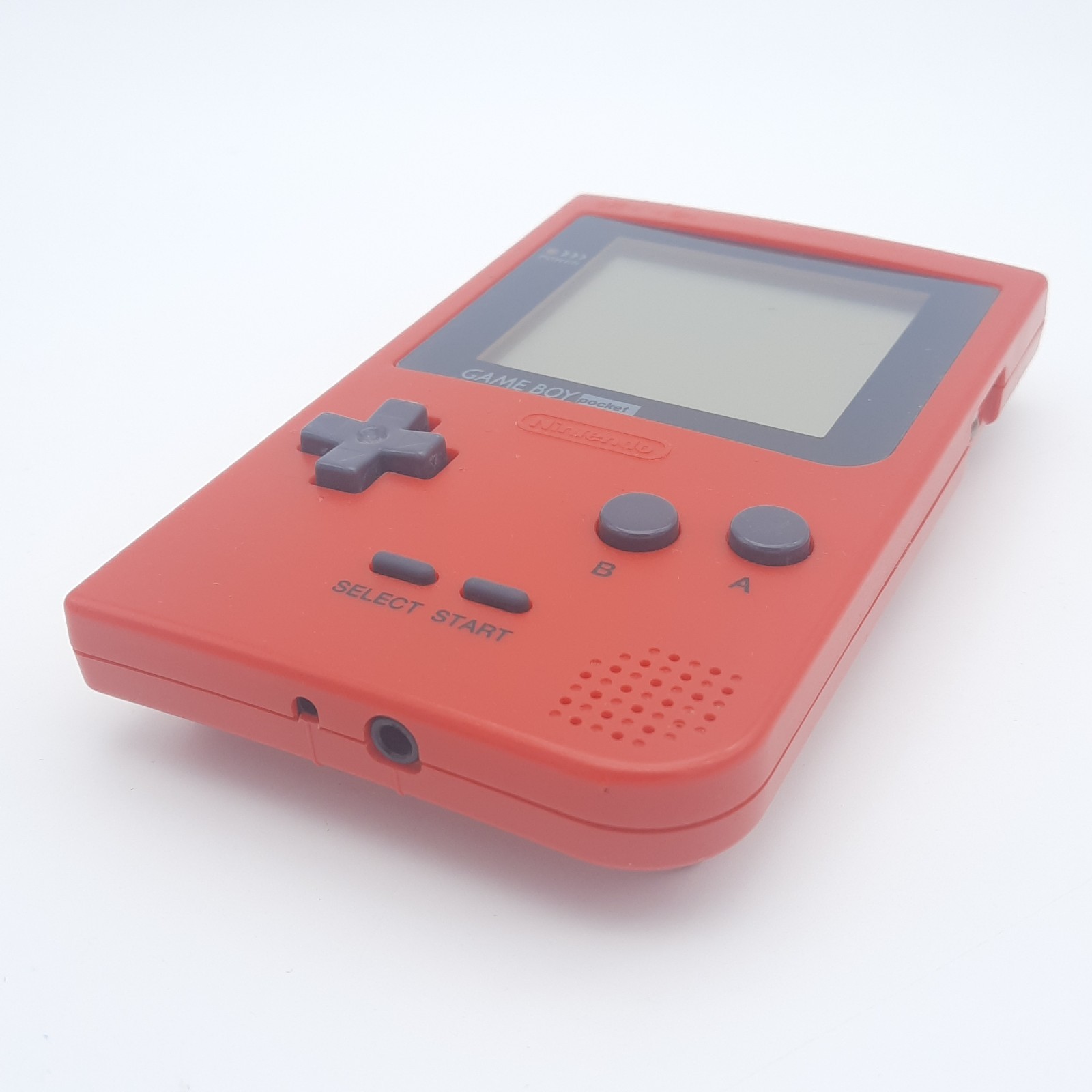 Nintendo Game Boy Pocket Red Handheld Console System MGB-001 – No Battery Cover