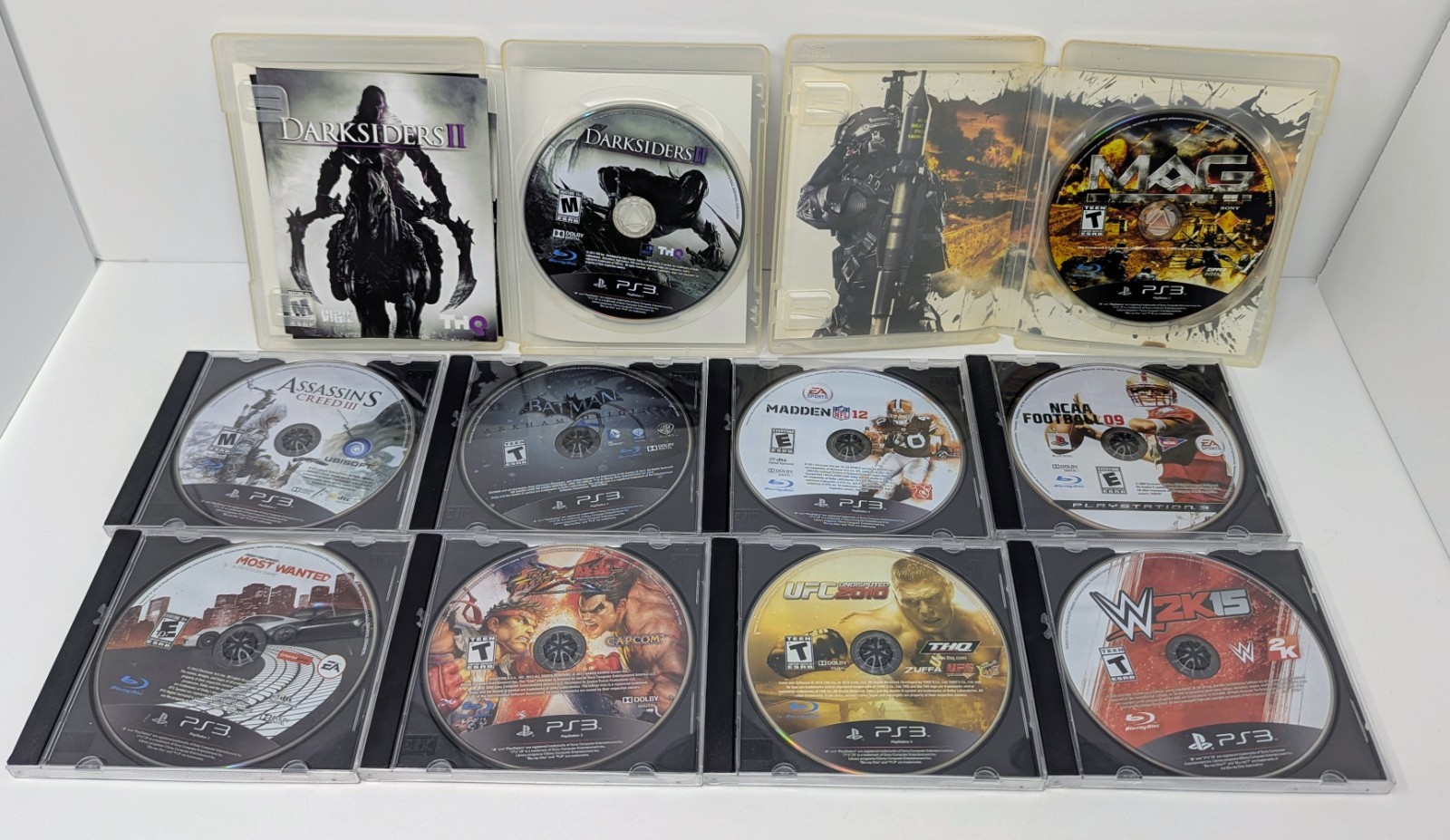 Sony PlayStation 3 PS3 Super Slim 250GB Console Bundle w/ 10 Games – Tested!