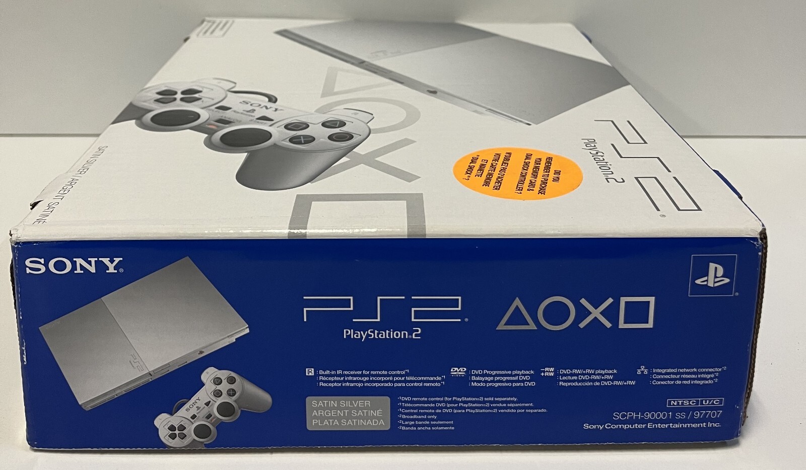 SONY PLAYSTATION 2 CONSOLE SCPH-90001 SS CB NEW NTSC USA FACTORY SEALED