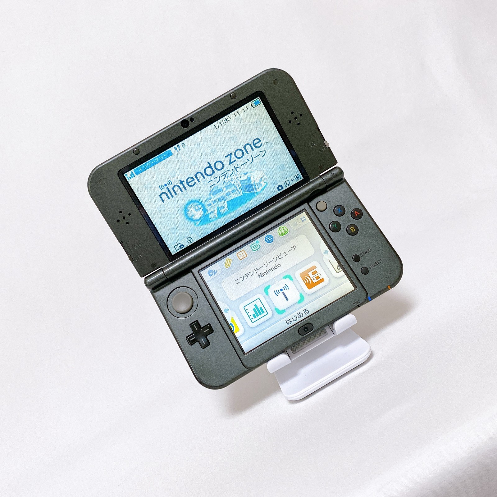 【Near Mint】【Top IPS】New Nintendo 3DS LL XL Metallic Black Console Japan Tested