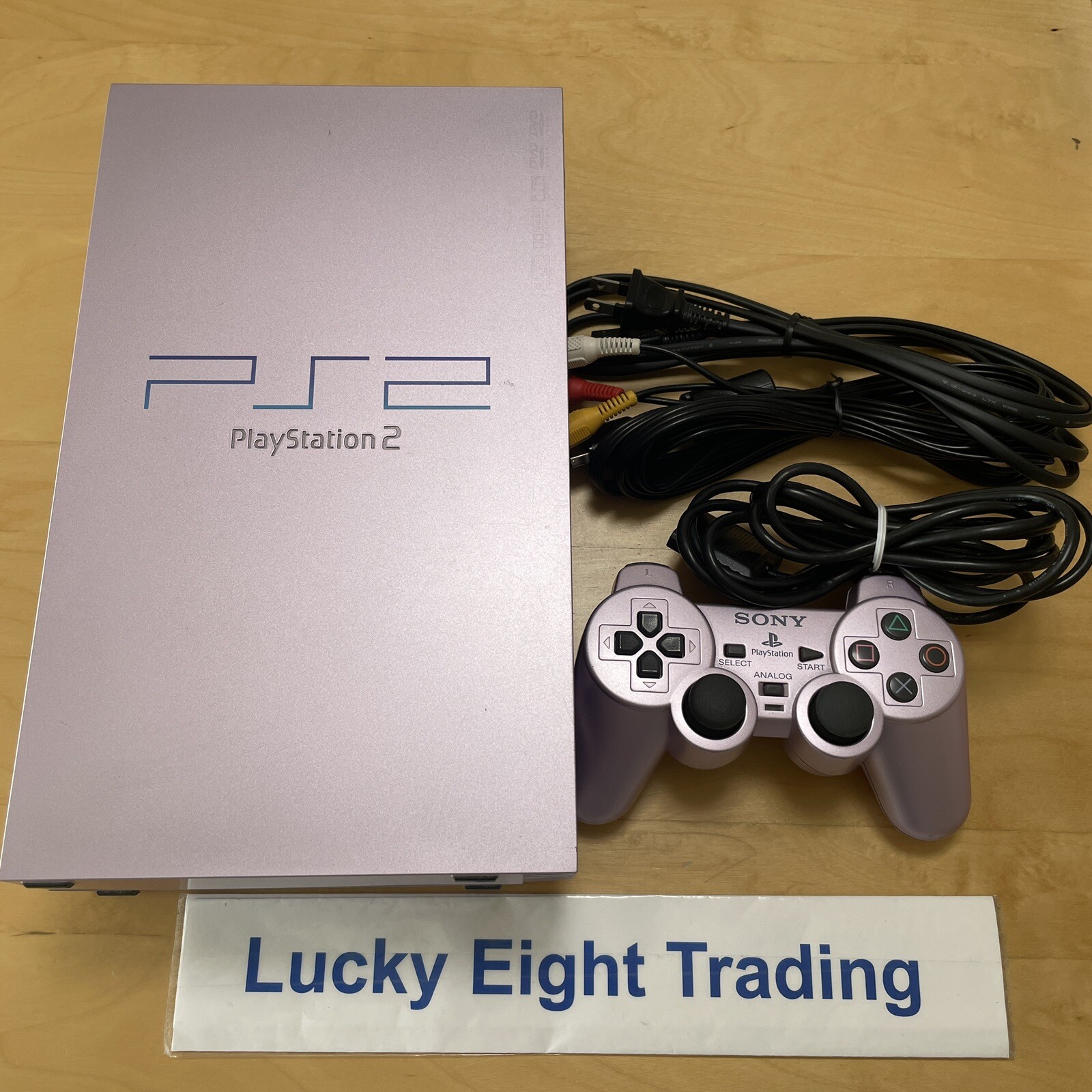 PS2 Sakura Pink SCPH 39000 SA Console Charger Controller Playstation 2 Fat [CC]