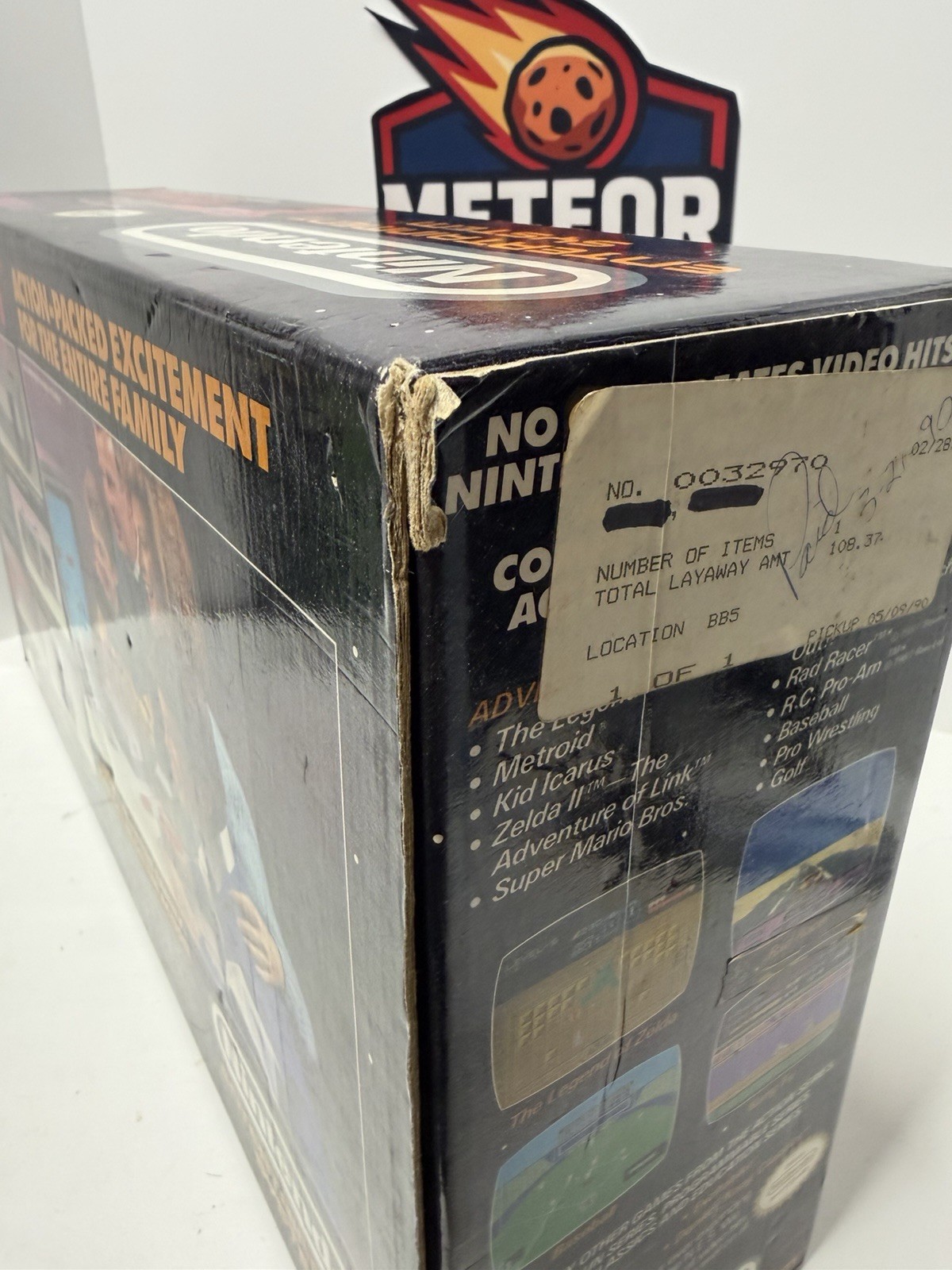 NES Nintendo Action Set Complete In Box Good Conditions With The Punisher Bundle