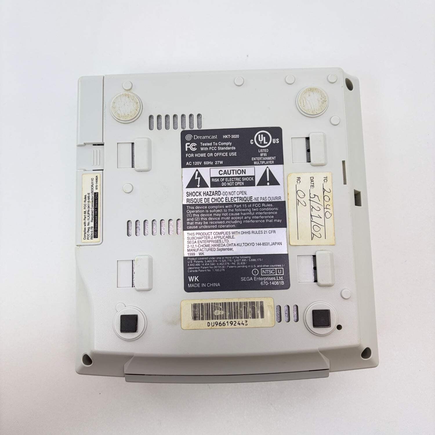 Sega Dreamcast Console Gaming System White