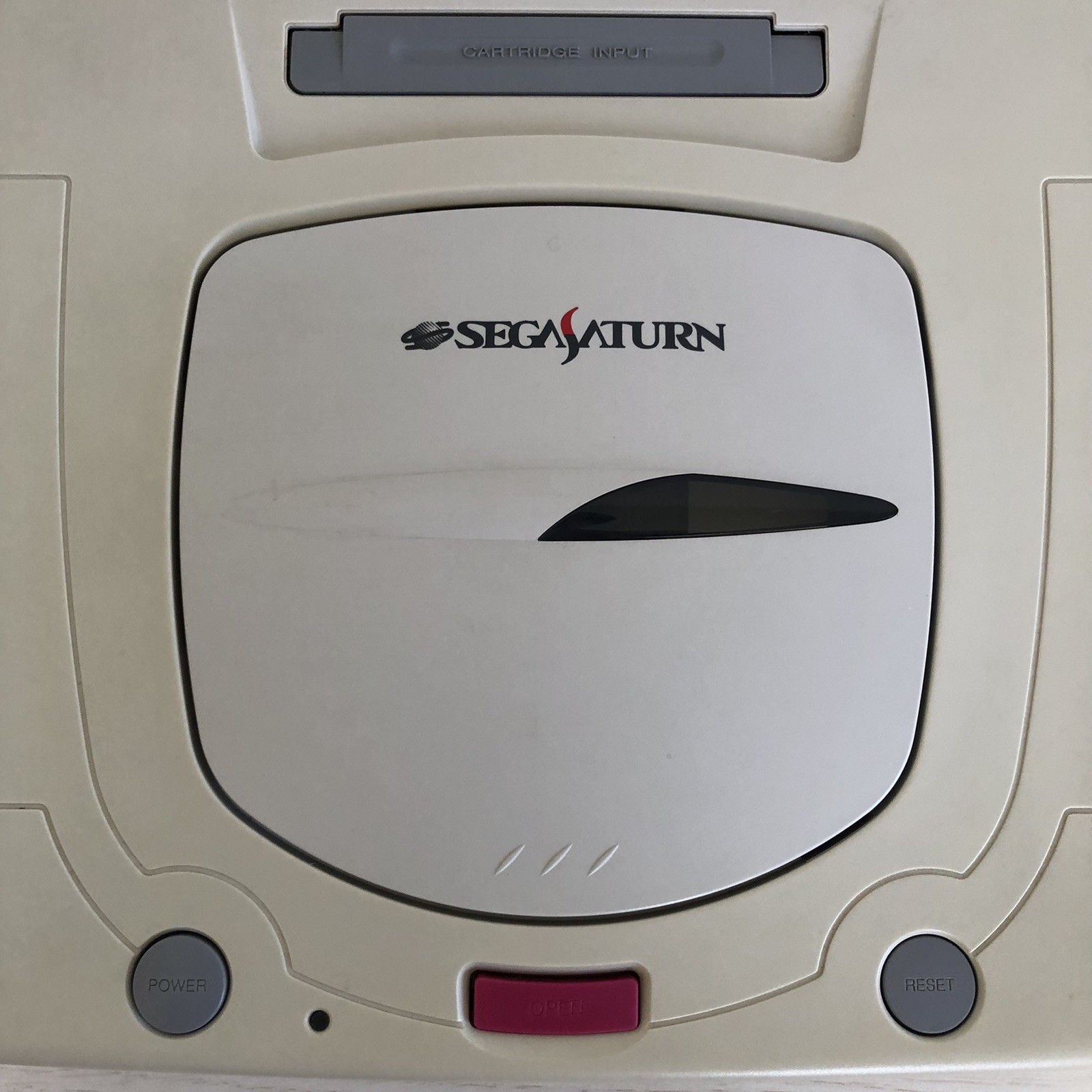 SEGA Saturn SS Console W/Controller White HST-3220 tested Japanese