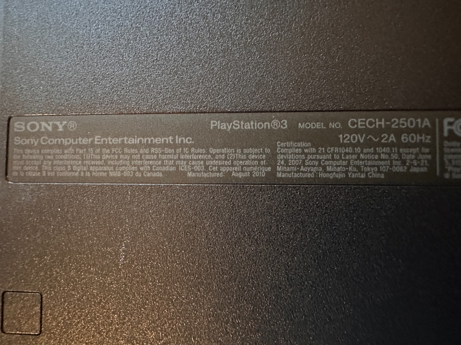 Sony PS3 Slim 160GB Bundle Tested w/ Controller & 12 Games