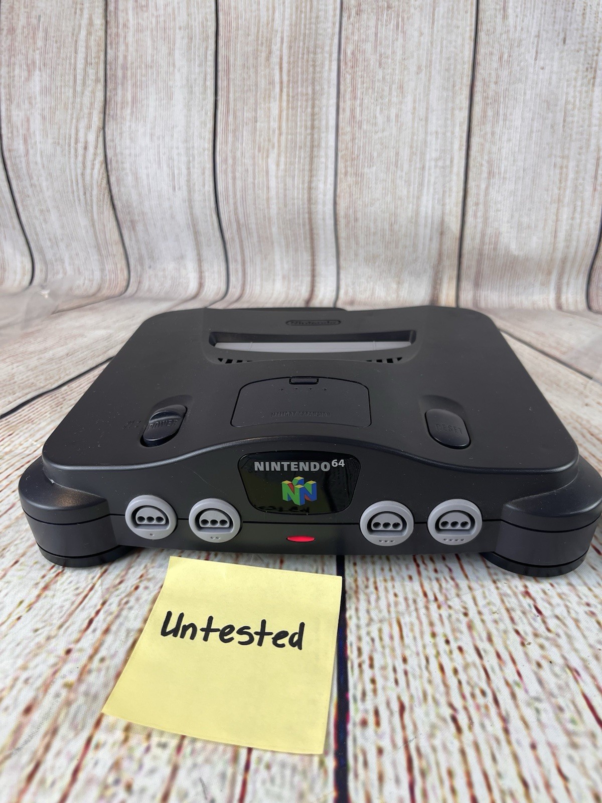 Nintendo 64 Black NUS-001(USA) Console Only-with Memory Pak & Power Cord