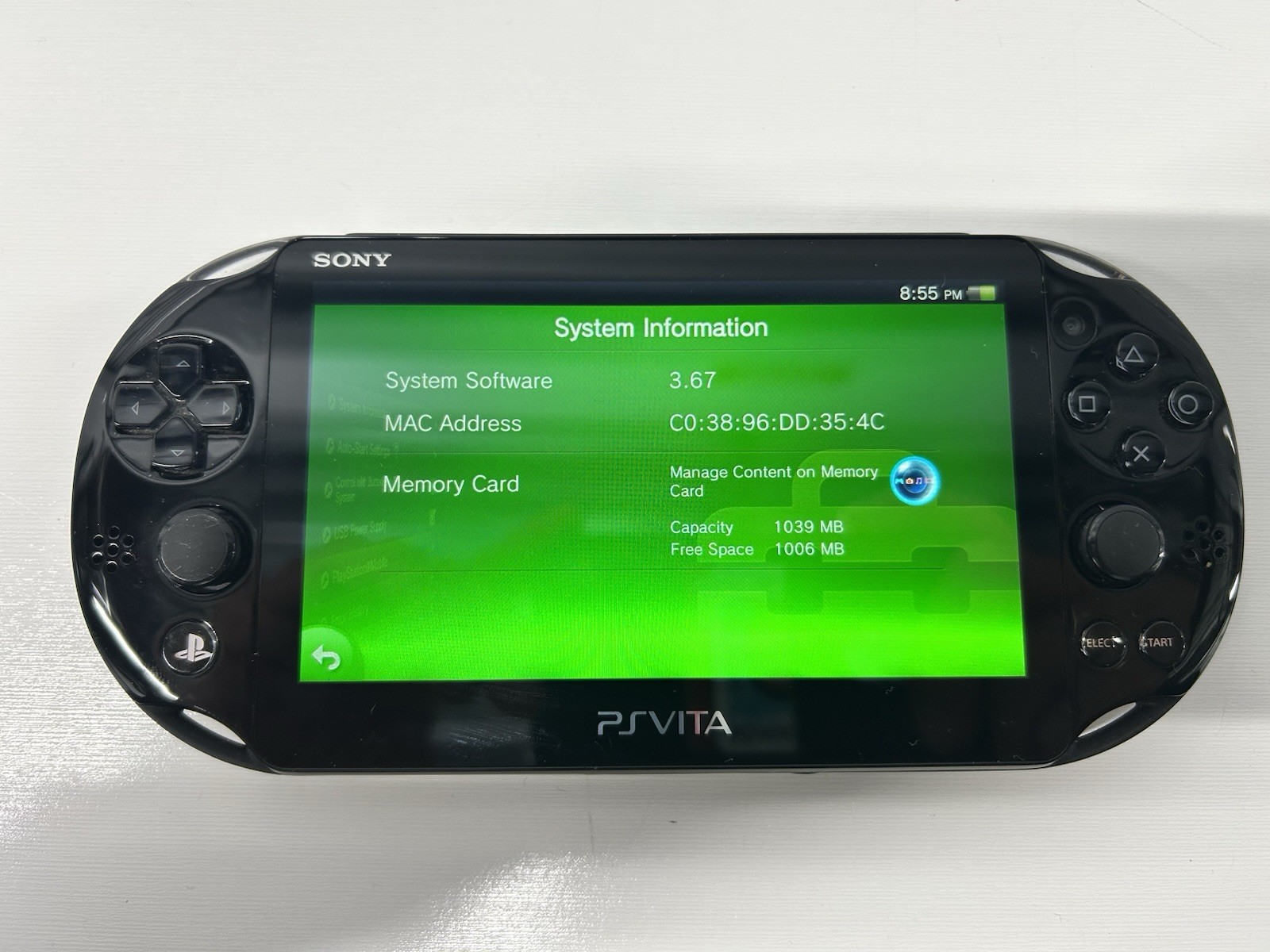 Sony PS Vita PCH-2001 Console 8GB 2 Games Charger Tested Works
