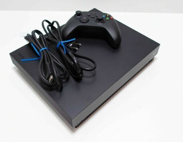 Microsoft Xbox One X 1TB Project Scorpio Limited Edition Console – Black (1787)