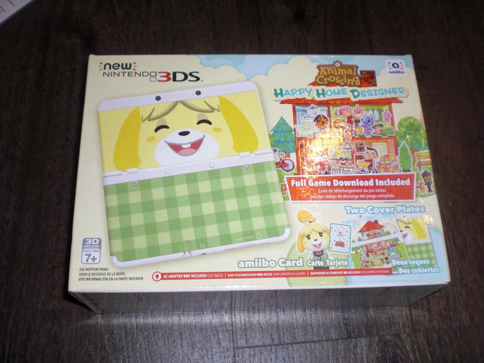 Nintendo New 3DS Animal Crossing Happy Home Designer Console System Limited Ed