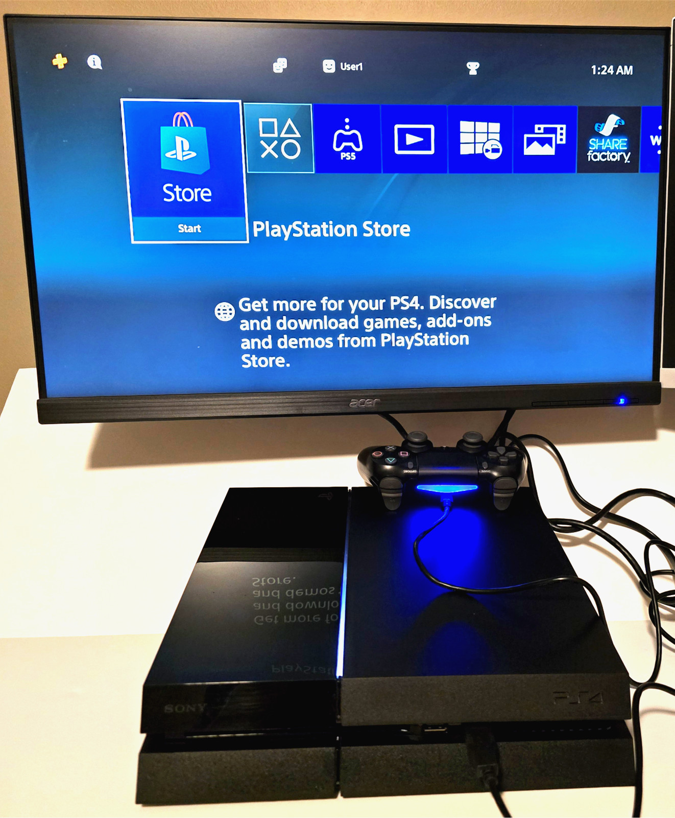 SONY PlayStation 4 500GB Launch, Complete In Box, PS4 Firmware 10.50, Tested