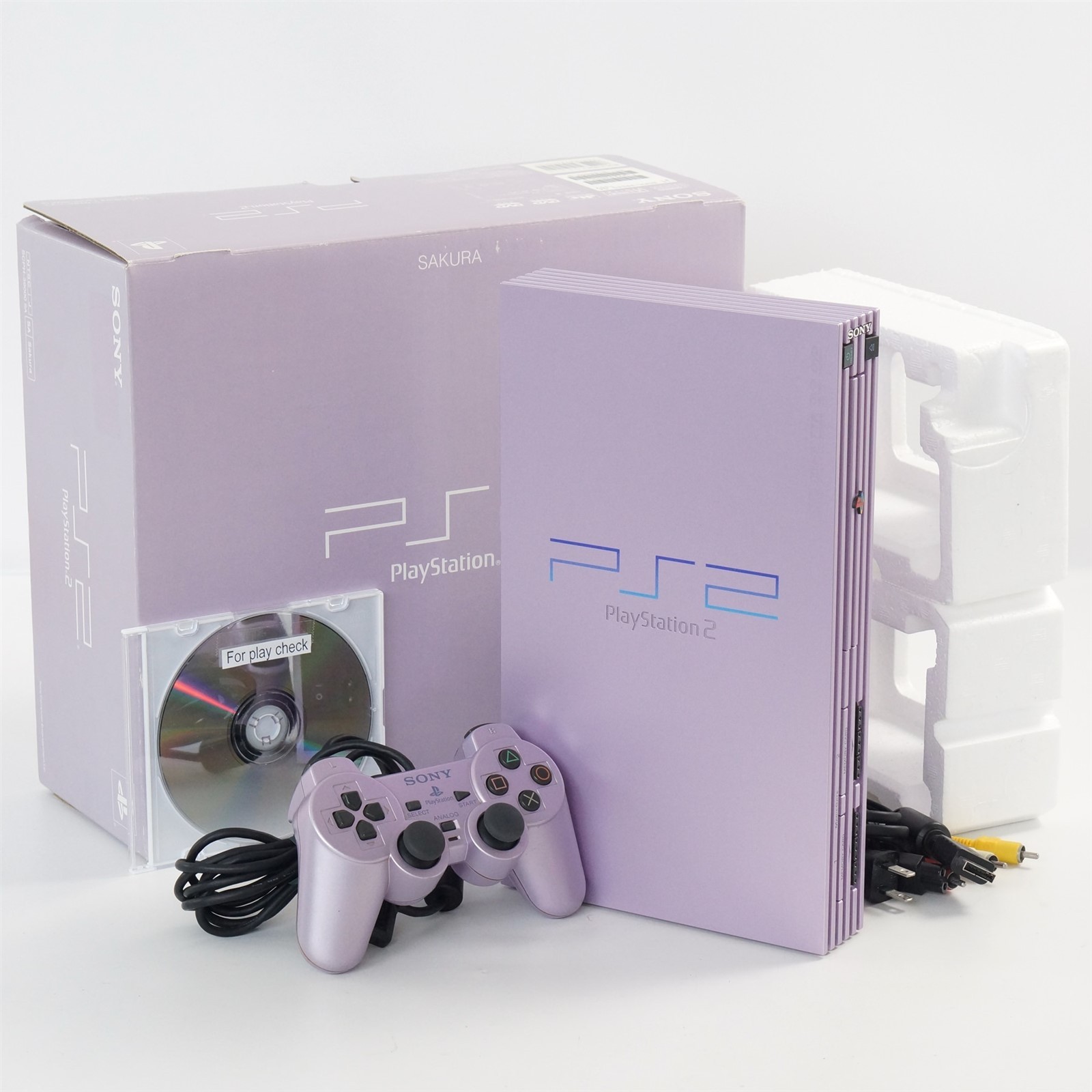 PS2 SAKURA Console SCPH-39000 Made in japan Tested System Playstation2 NTSC-J 02