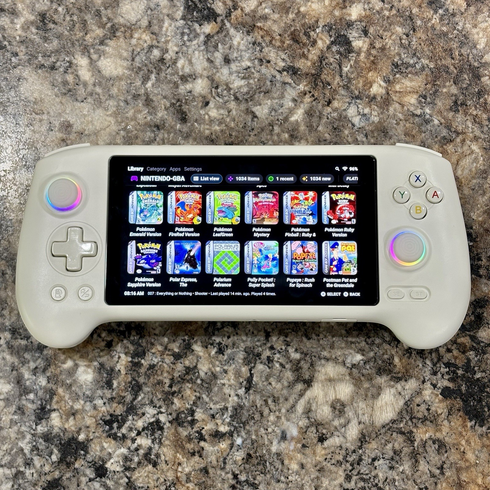 Anbernic RG577 Gaming Handheld, 256GB + 256GB Card, Custom Setup Ready To Play