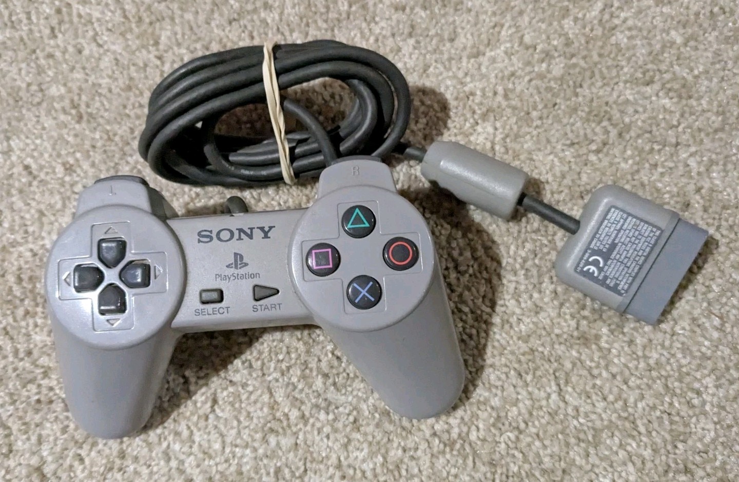 Sony Playstation 1 PS1 Console Bundle 1 Controller 2 Games Tested Parts Repair