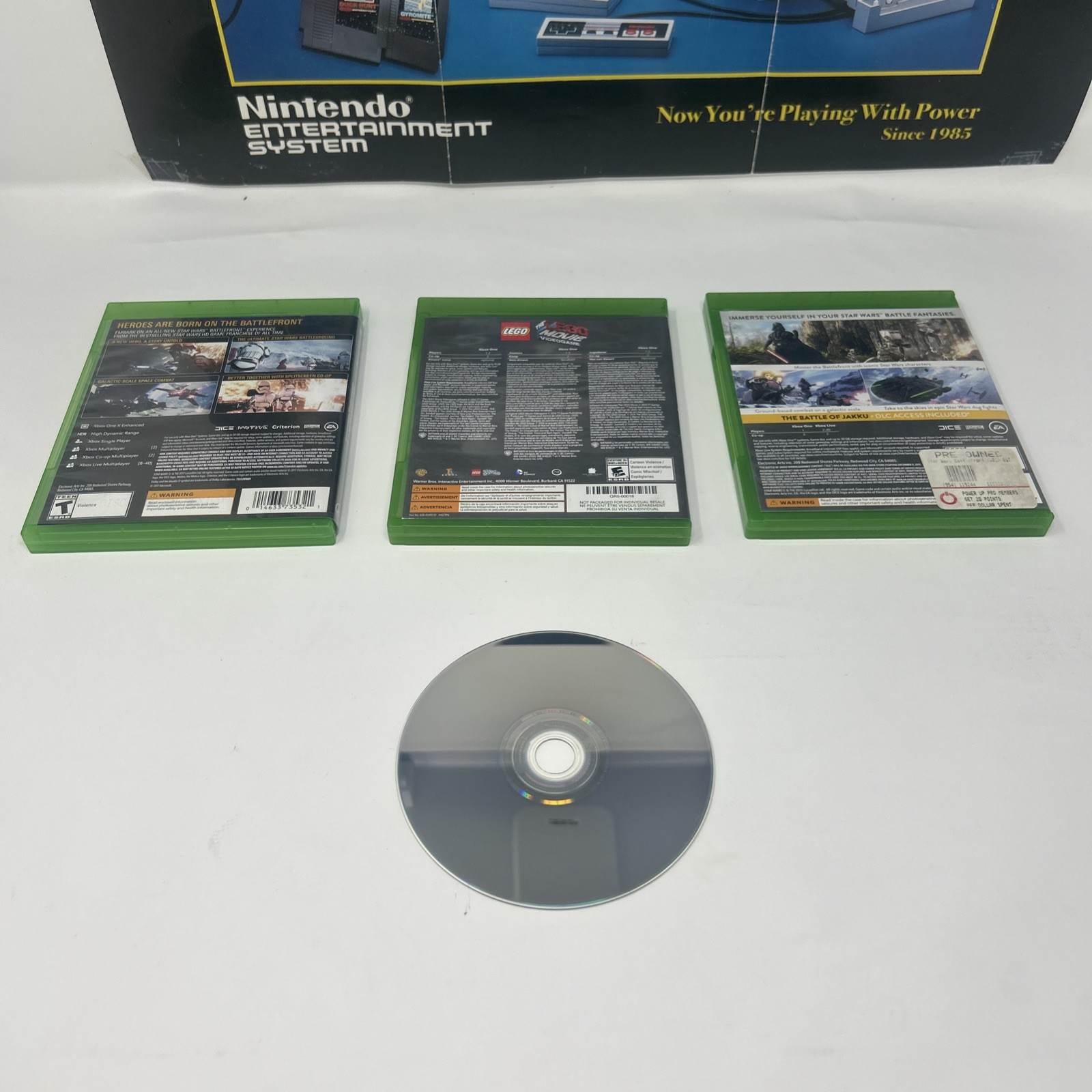 Microsoft Xbox One 500GB Black Console Lot + Controllers + 4 Games Tested Works