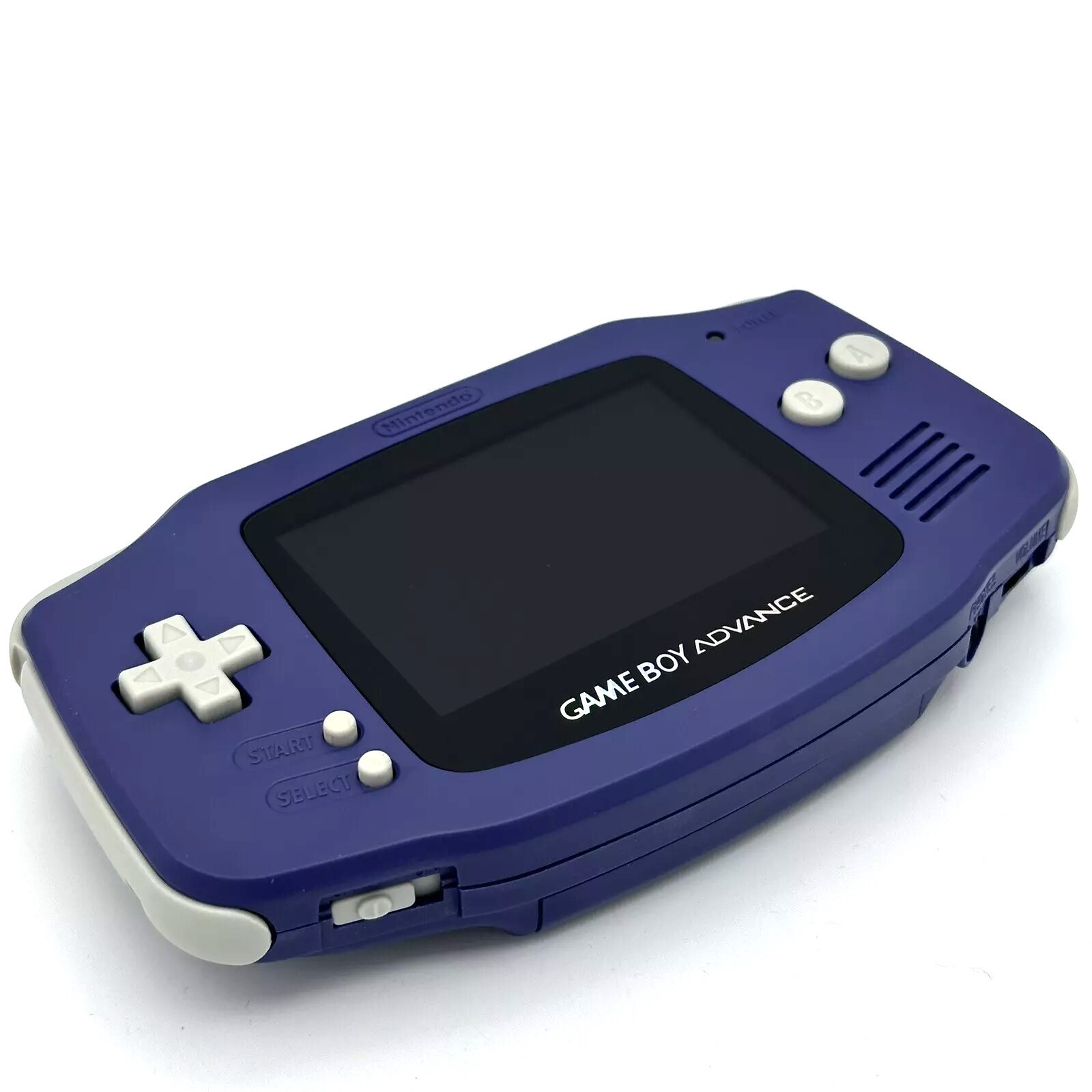 Nintendo Game Boy Advance GBA iPS V2 Backlight Backlit LCD Console Indigo & Grey