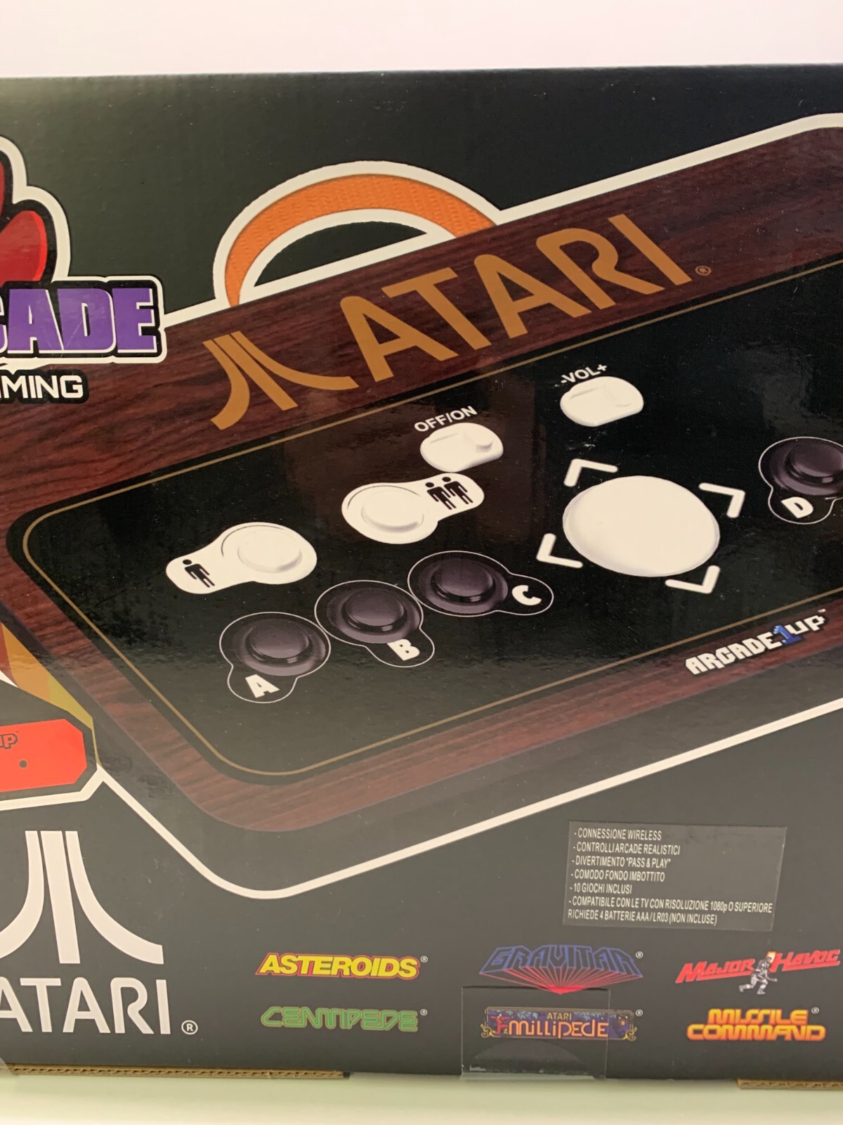 1UP ATARI COUCHCADE WIRELESS GAMING ARCADE CONSOLE – NEW SEALED NEW SEALED