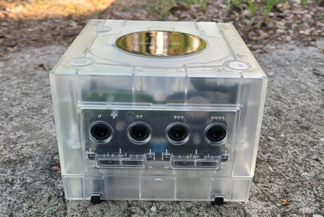 SD Loader Custom Clear REPRODUCTION SHELL Nintendo GameCube DOL-001