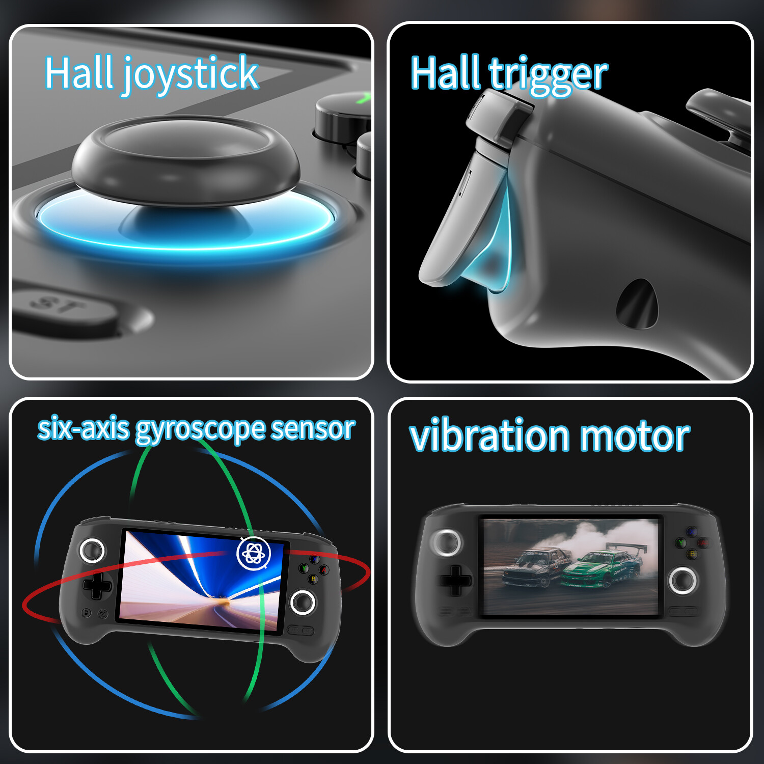 RG556 5.5 inch Handheld Game Console nisoc T820 Android13 5500mAh Gifts