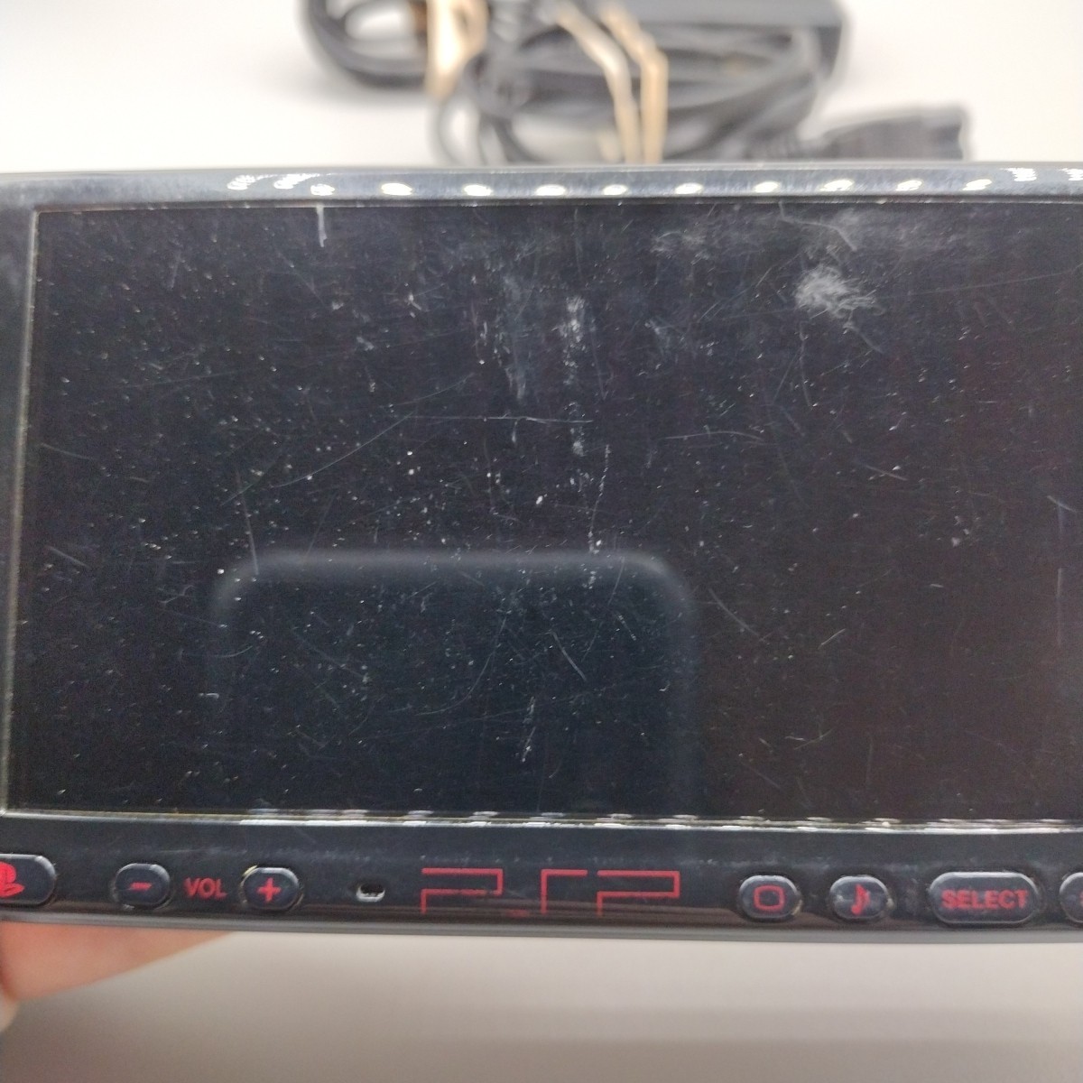 Sony PSP 3001 God of War Red & Black Handheld System w/ Charger Tested Works