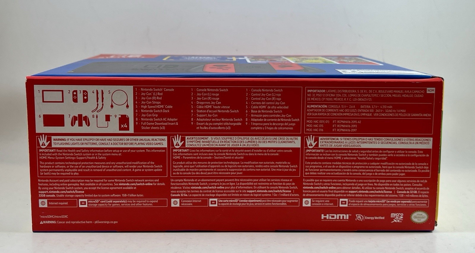 Nintendo Switch Mario Choose One 32GB Brand New Sealed Collector Owned