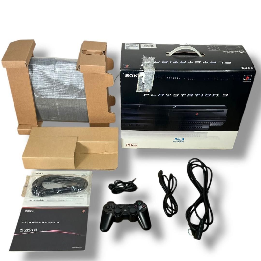 PlayStation 3 HDD 20GB Game Console CECHB00 black Early model Hobby 2006 Sony