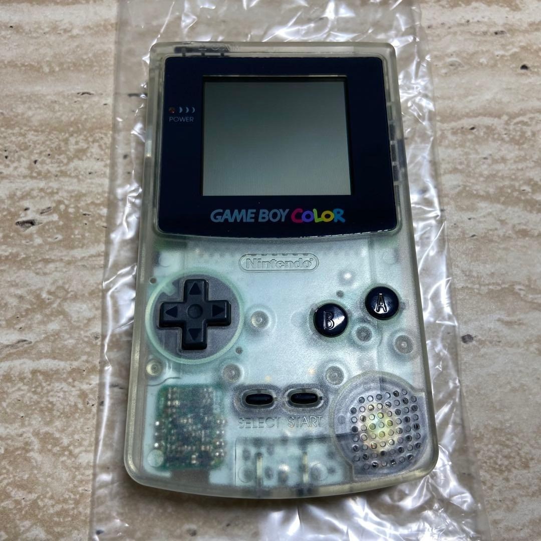 Nintendo Game Boy Color Clear CGB-001 Complete in Box Near Mint 7019