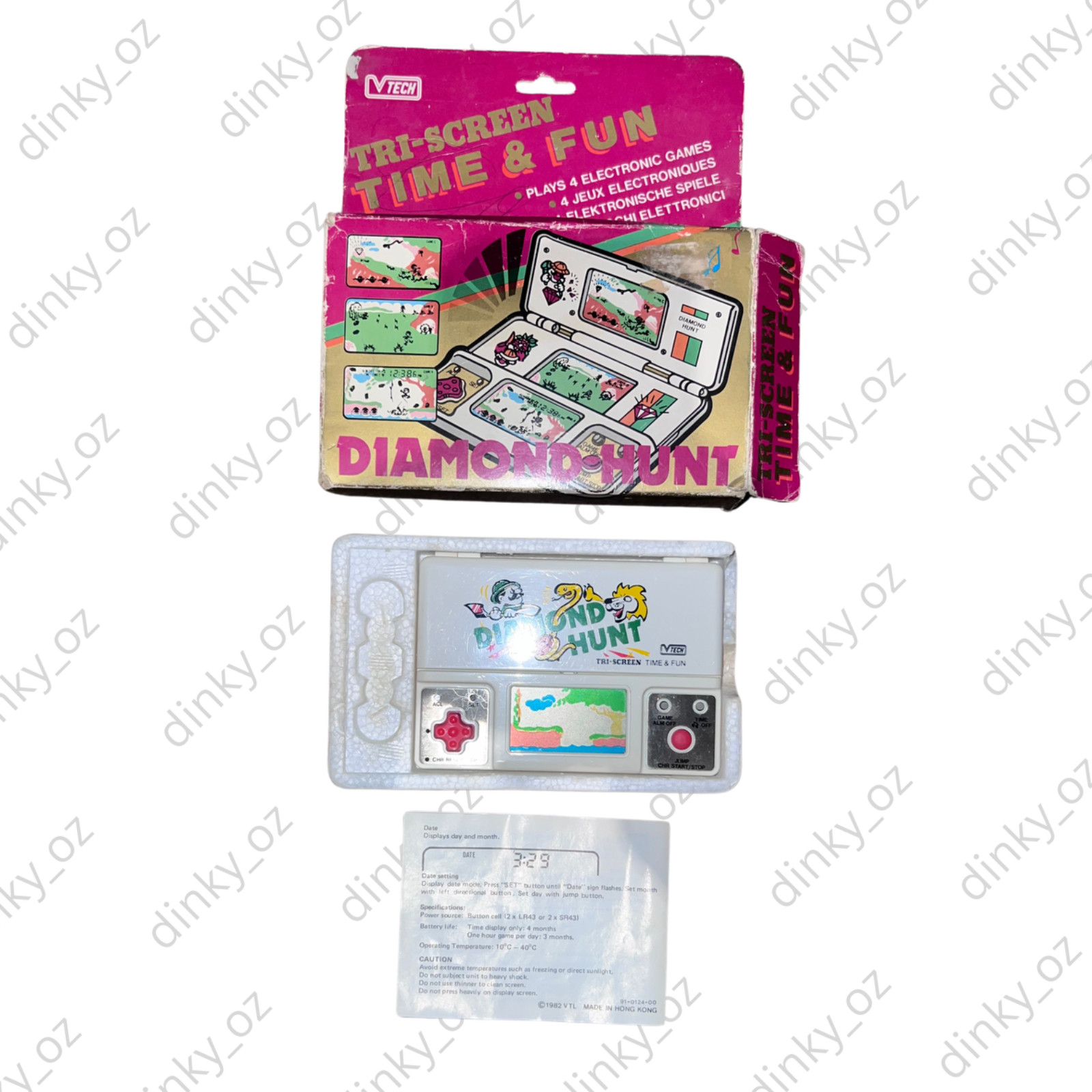 V-Tech Time & Fun ‘Diamond Hunt’ WORKING CONDITION IN BOX