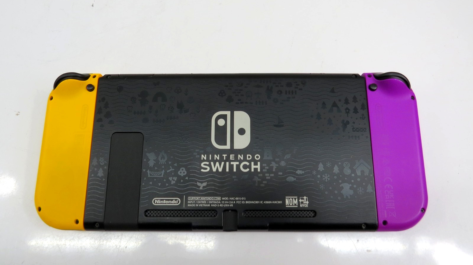 Nintendo Switch Animal Crossing New Horizon Edition W/Purple, Orange Joy-Cons