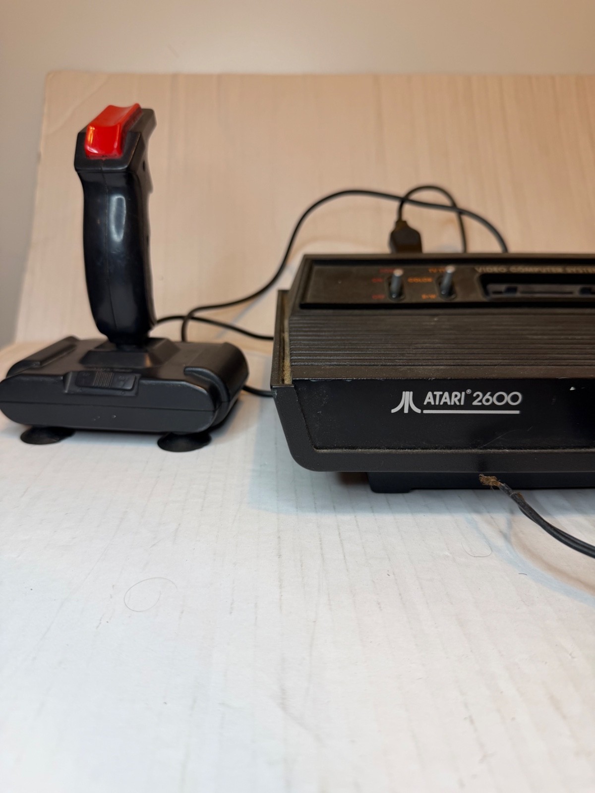 Vintage Atari 2600 “Darth Vader” Edition Video Game Console (1982)