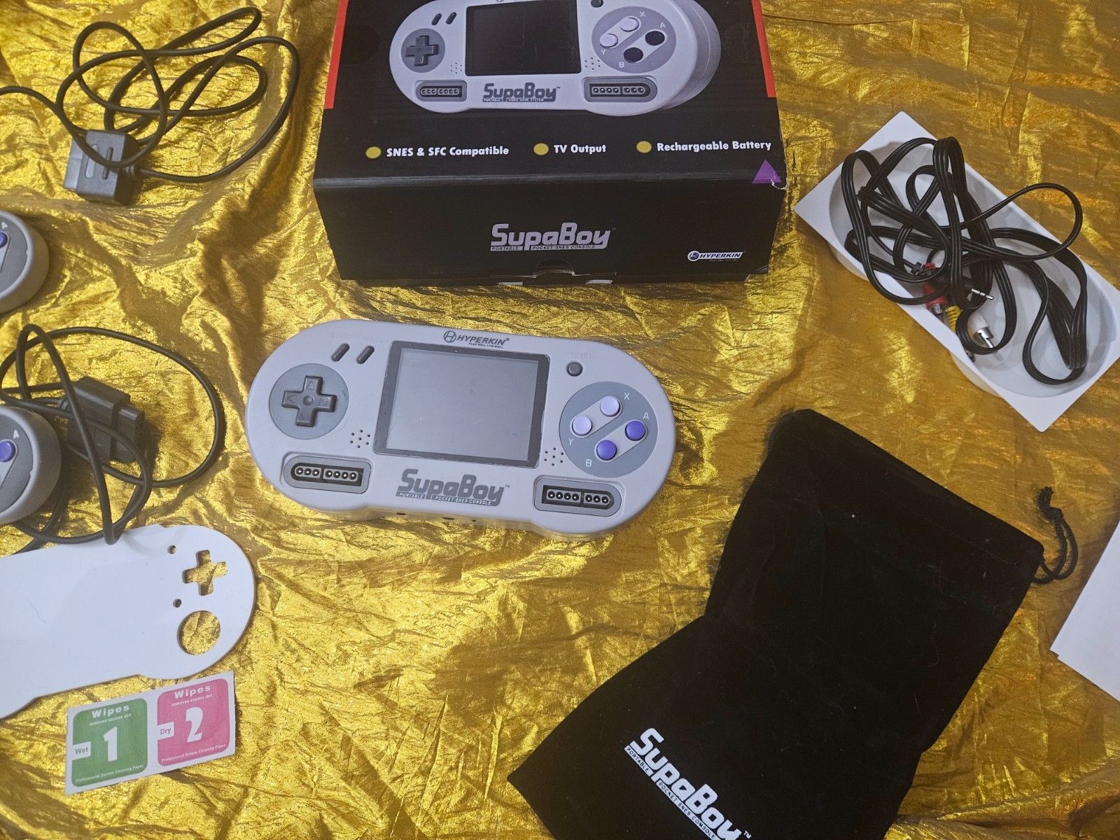 FOR REPAIR – SUPABOY Portable Pocket SNES Console Super Nintendo by HYPERKIN !!!