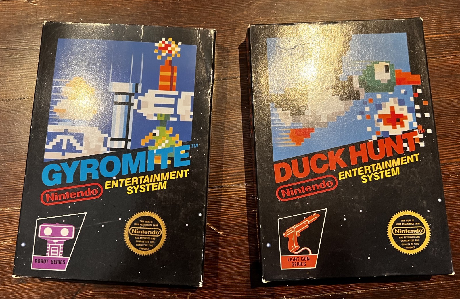 🎮In Box Nintendo NES DELUXE Set Console ROB Robot Duck Hunt Zapper 80’s⭐