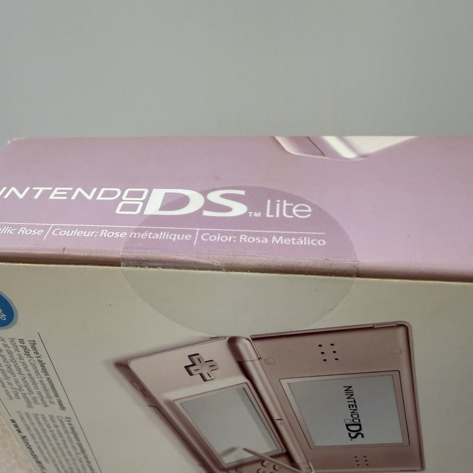 Brand New Factory Sealed Nintendo Metallic Rose Pink DS Lite Console USA