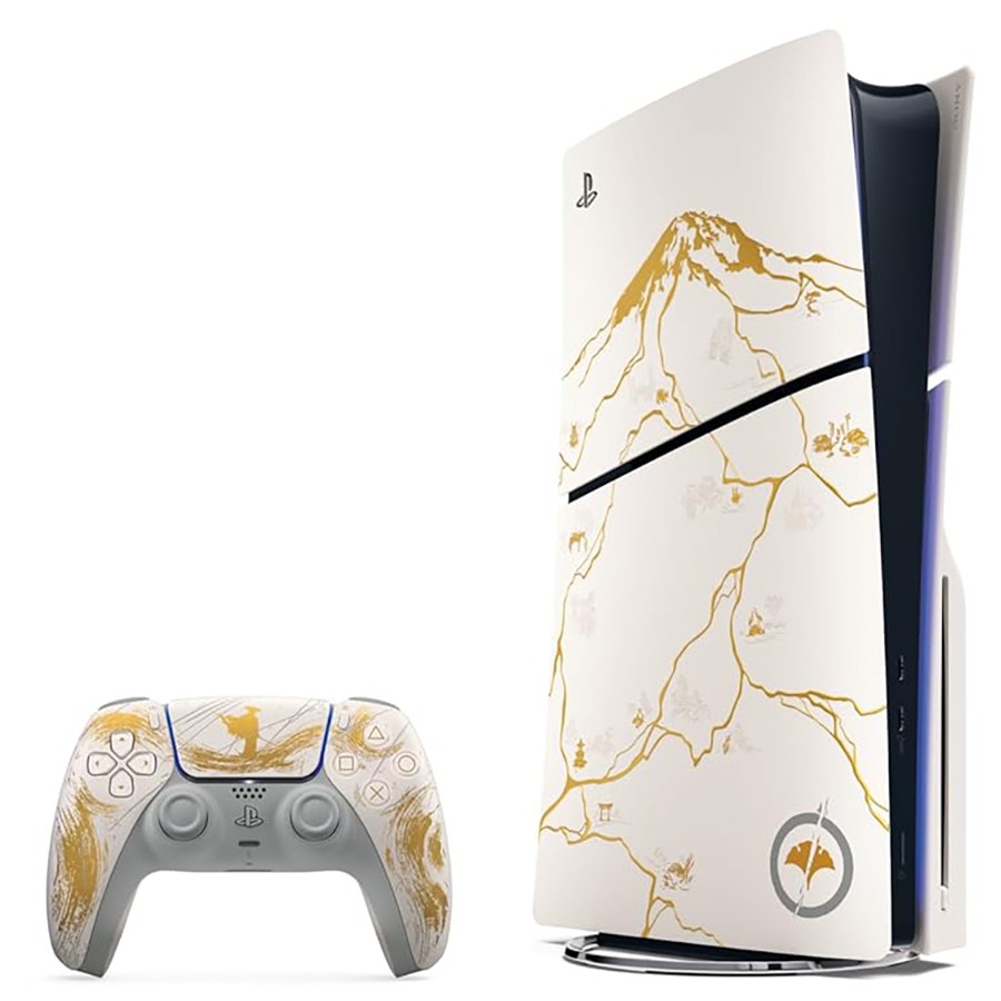 Sony PS5 Ghost of Yotei Disc + Extra Controller + Accessory Kit – Cosmic